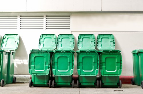 Variety of waste types in Covent Garden